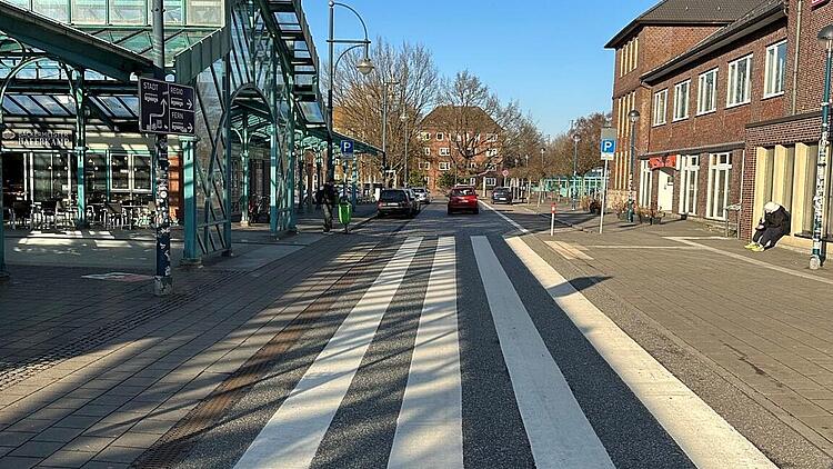 Zebrastreifen in Bremerhaven